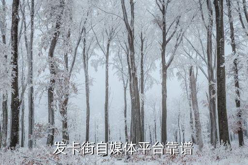 發(fā)卡街自媒體平臺(tái)靠譜