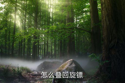 怎么疊回旋鏢