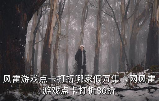 風(fēng)雷游戲點(diǎn)卡打折哪家低萬(wàn)集卡網(wǎng)風(fēng)雷游戲點(diǎn)卡打折86折
