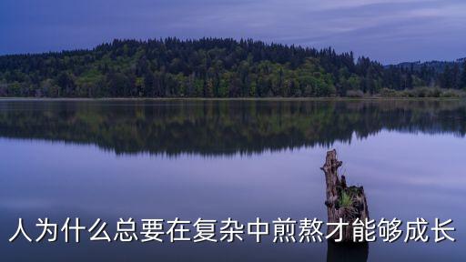 人為什么總要在復(fù)雜中煎熬才能夠成長