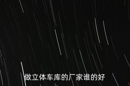 做立體車庫(kù)的廠家誰(shuí)的好