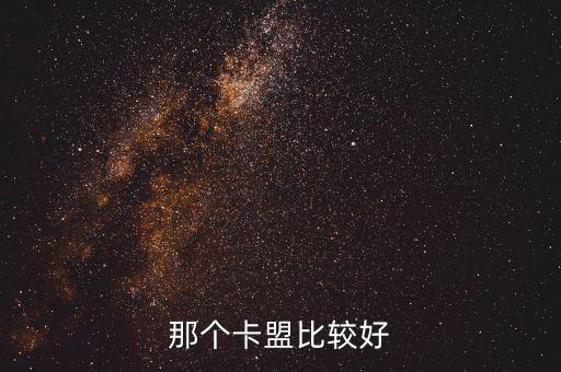 那個卡盟比較好