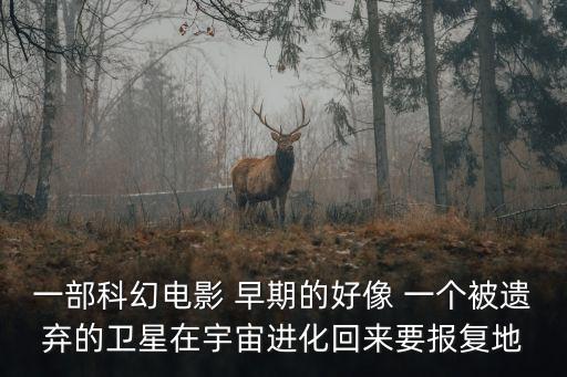 一部科幻電影 早期的好像 一個(gè)被遺棄的衛(wèi)星在宇宙進(jìn)化回來(lái)要報(bào)復(fù)地