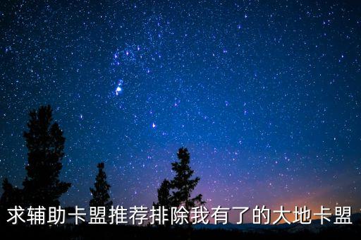 求輔助卡盟推薦排除我有了的大地卡盟