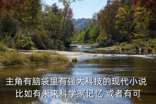 主角有腦袋里有強大科技的現(xiàn)代小說 比如有未來科學家記憶 或者有可