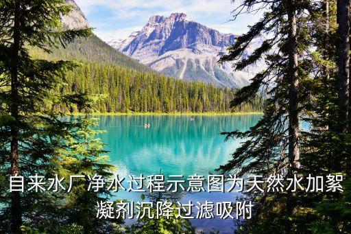自來水廠凈水過程示意圖為天然水加絮凝劑沉降過濾吸附