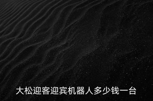 大松迎客迎賓機(jī)器人多少錢一臺