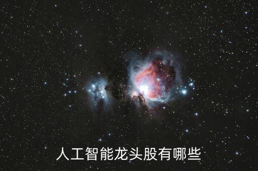 人工智能股票的龍頭有哪些，人工智能龍頭股有哪些