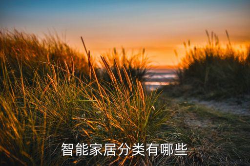 智能家居分類有哪些