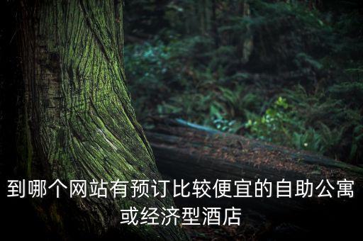 到哪個網站有預訂比較便宜的自助公寓或經濟型酒店