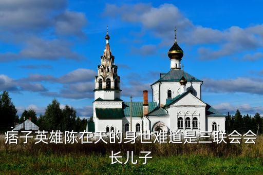 痞子英雄陳在天的身世難道是三聯(lián)會會長兒子