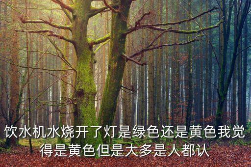 直飲水機器報警是什么顏色，飲水機設備紅燈亮是帶表水開還是