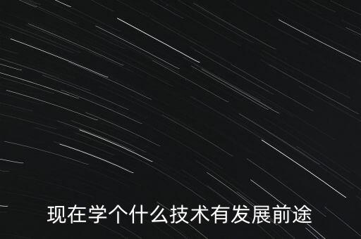現(xiàn)在學(xué)個什么技術(shù)有發(fā)展前途