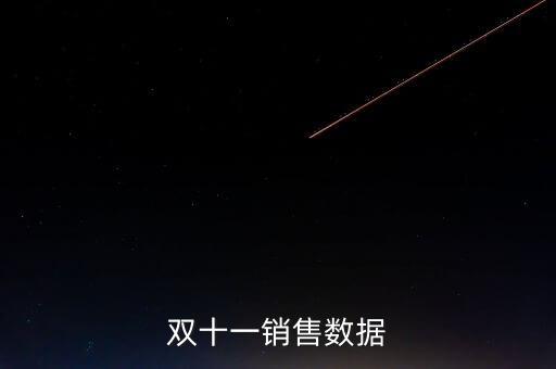 雙十一銷售數(shù)據(jù)