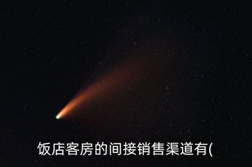 飯店客房的間接銷售渠道有(