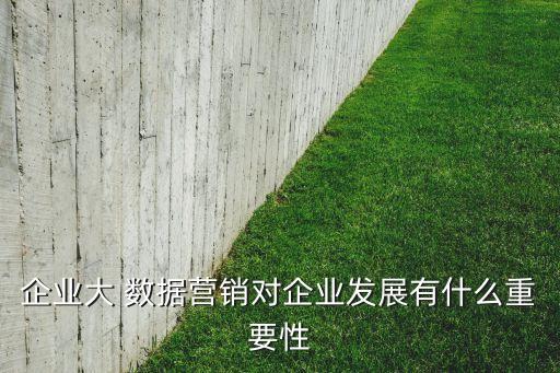 公司推動(dòng)大數(shù)據(jù)產(chǎn)業(yè)的意義