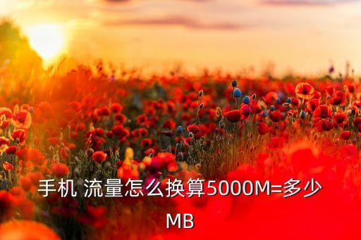 數(shù)據(jù)流量中5.2mb等于好為m