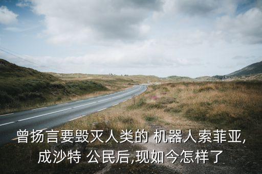 機器人有公民身份了,世界上首個授予機器人公民身份的國家是