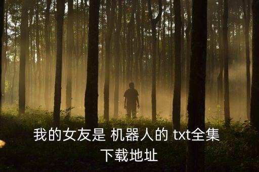 我的女友是 機(jī)器人的 txt全集 下載地址