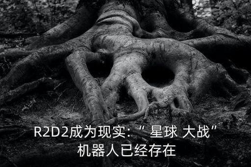 R2D2成為現(xiàn)實:“ 星球 大戰(zhàn)” 機器人已經(jīng)存在