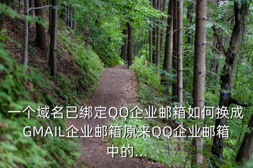 一個(gè)域名已綁定QQ企業(yè)郵箱如何換成GMAIL企業(yè)郵箱原來(lái)QQ企業(yè)郵箱中的...