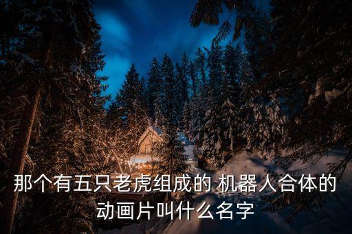 那個有五只老虎組成的 機器人合體的動畫片叫什么名字