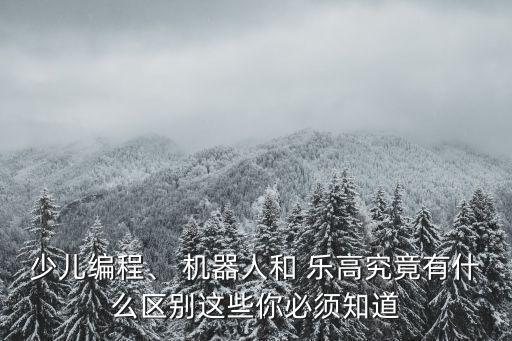 樂高機器人是什么
