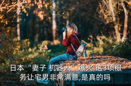 日本“妻子 機(jī)器人”爆火,這3項(xiàng)服務(wù)讓宅男非常滿意,是真的嗎