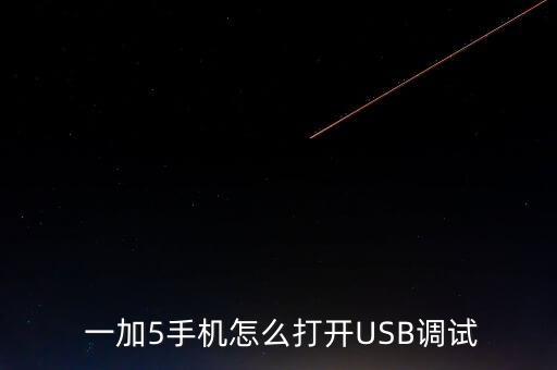  一加5手機(jī)怎么打開(kāi)USB調(diào)試