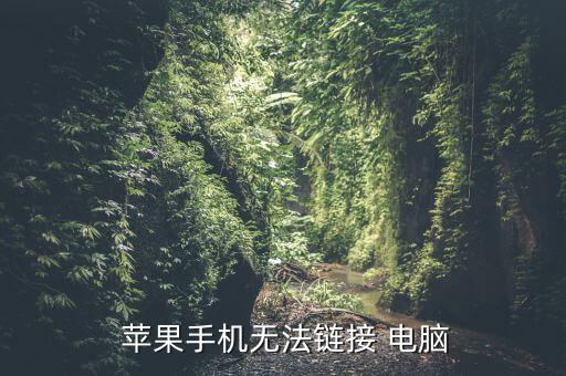  蘋果手機(jī)無(wú)法鏈接 電腦