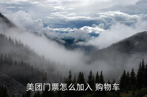 美團(tuán)門票怎么加入 購物車