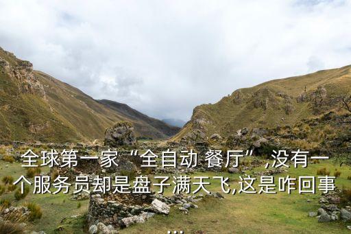 機器人餐廳自拍,碧桂園機器人餐廳