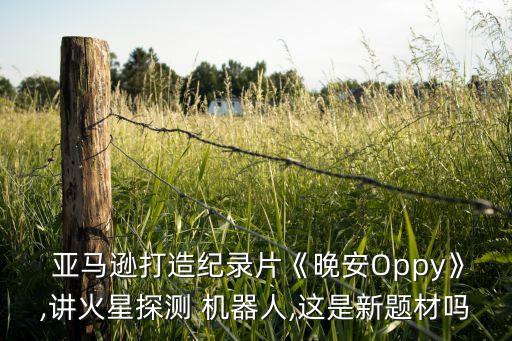  亞馬遜打造紀(jì)錄片《晚安Oppy》,講火星探測(cè) 機(jī)器人,這是新題材嗎