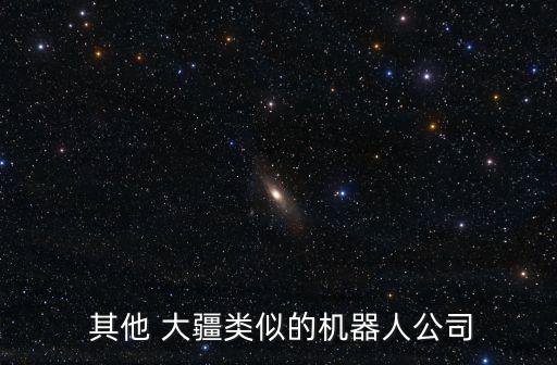 國(guó)內(nèi) 其他 大疆類似的機(jī)器人公司