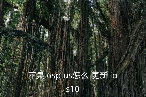 6s自動(dòng)更新ios10,蘋(píng)果更新ios10怎么做?