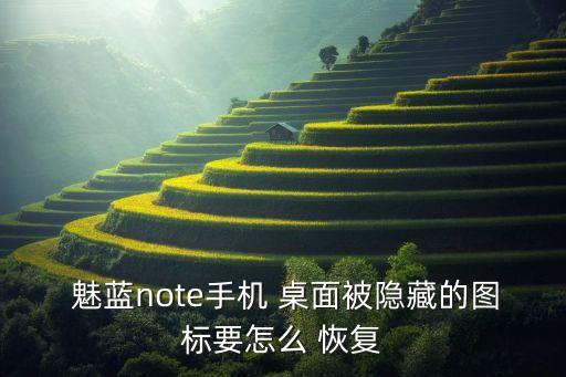 魅藍桌面自動恢復(fù)原狀,魅藍note手機怎么辦?
