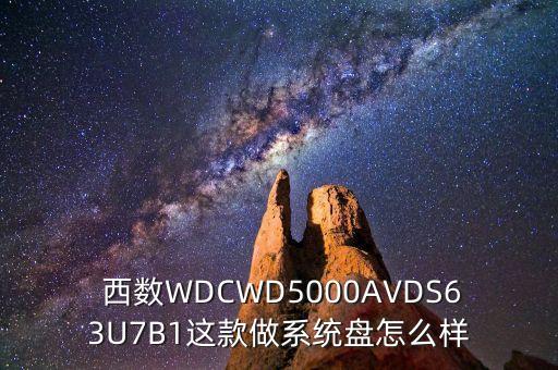  西數(shù)WDCWD5000AVDS63U7B1這款做系統(tǒng)盤(pán)怎么樣