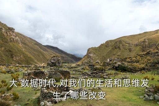 大數(shù)據(jù)帶來的改革