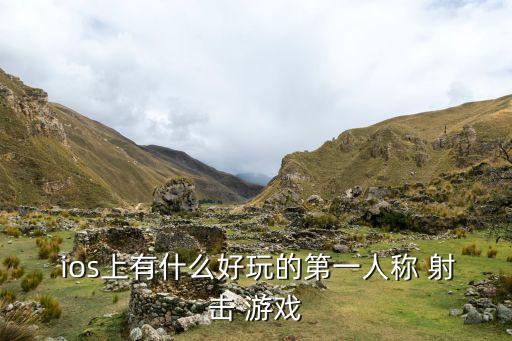  ios上有什么好玩的第一人稱 射擊 游戲