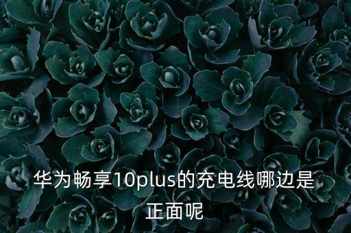 華為暢享10plus的充電線哪邊是正面呢