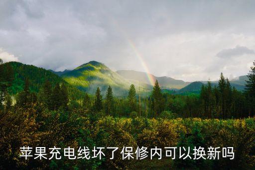 蘋果充電線壞了保修內(nèi)可以換新嗎