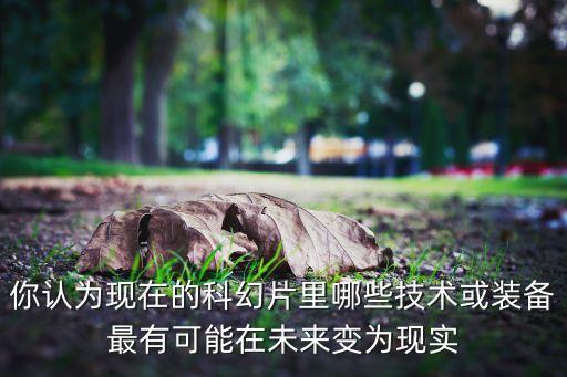 你認為現(xiàn)在的科幻片里哪些技術(shù)或裝備最有可能在未來變?yōu)楝F(xiàn)實