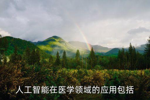 人工智能在醫(yī)學(xué)領(lǐng)域的應(yīng)用包括