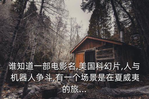 誰知道一部電影名,美國科幻片,人與 機(jī)器人爭斗,有一個(gè)場景是在夏威夷的旅...