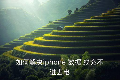 如何解決iphone 數(shù)據(jù) 線充不進(jìn)去電