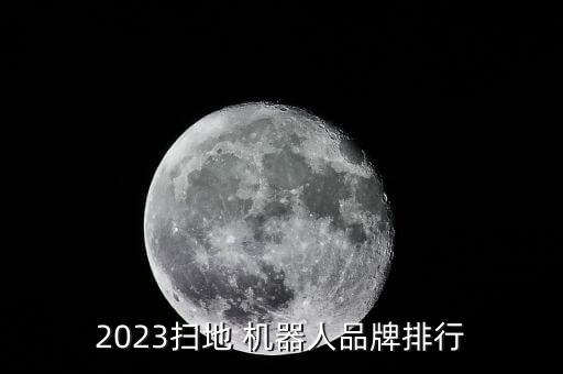 2023掃地 機器人品牌排行