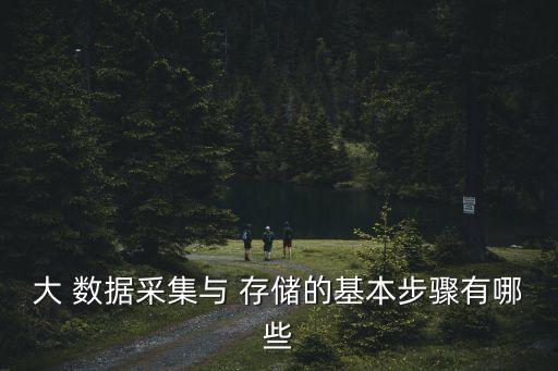 大 數(shù)據(jù)采集與 存儲(chǔ)的基本步驟有哪些