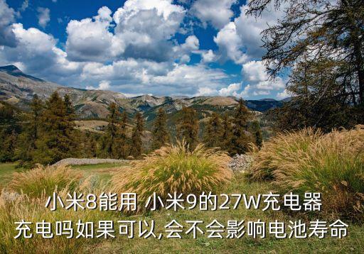 小米8能用 小米9的27W充電器充電嗎如果可以,會(huì)不會(huì)影響電池壽命