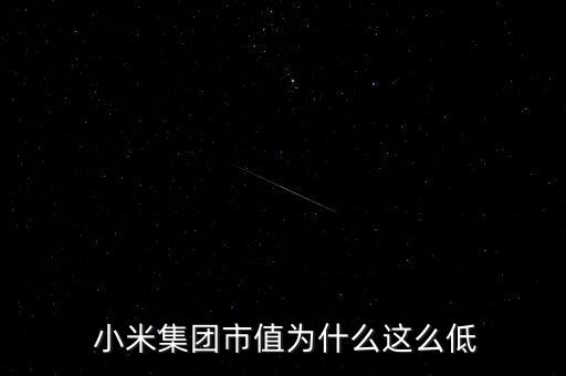  小米集團(tuán)市值為什么這么低