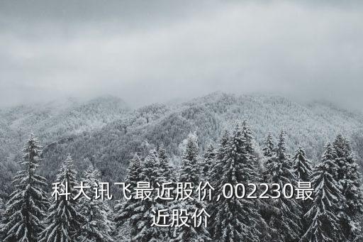 科大訊飛 交易數(shù)據(jù)